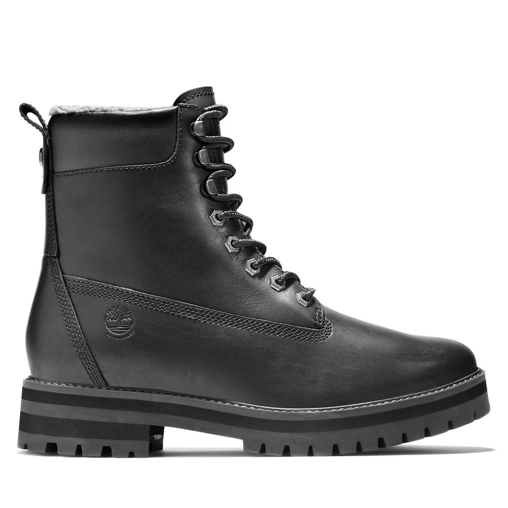 Botas de Invierno Timberland Argentina Hombre - Courma Guy Waterproof - Negras - EJIBGX-879